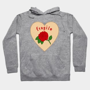 Fragile Mazapan Heart PINK Hoodie